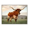 Picture of Life of a Bull _GroupedProduct_Rectangle_Landscape_Photography _GroupedProduct_Rectangle_Landscape_Canvas_Framed_