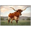 Picture of Life of a Bull _GroupedProduct_Rectangle_Landscape_Photography _GroupedProduct_Rectangle_Landscape_Canvas_Framed_