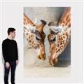 Picture of Giraffe Pals  _GroupedProduct_Rectangle_Portrait_Photography _GroupedProduct_Rectangle_Portrait_Canvas_