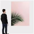 Picture of Leaves on Pink _GroupedProduct_Rectangle_Portrait_Photography _GroupedProduct_Rectangle_Portrait_Canvas_