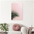 Picture of Leaves on Pink _GroupedProduct_Rectangle_Portrait_Photography _GroupedProduct_Rectangle_Portrait_Canvas_