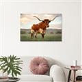 Picture of Life of a Bull _GroupedProduct_Rectangle_Landscape_Photography _GroupedProduct_Rectangle_Landscape_Canvas_