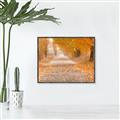 Picture of Falling Leaves  _GroupedProduct_Rectangle_Landscape_Photography _GroupedProduct_Rectangle_Landscape_Canvas_Framed_