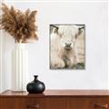 Picture of Furry Cow _GroupedProduct_Rectangle_Portrait_Photography _GroupedProduct_Rectangle_Portrait_Canvas_Framed_