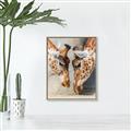 Picture of Giraffe Pals  _GroupedProduct_Rectangle_Portrait_Photography _GroupedProduct_Rectangle_Portrait_Canvas_Framed_
