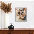Picture of Giraffe Pals  _GroupedProduct_Rectangle_Portrait_Photography _GroupedProduct_Rectangle_Portrait_Canvas_Framed_