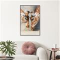 Picture of Giraffe Pals  _GroupedProduct_Rectangle_Portrait_Photography _GroupedProduct_Rectangle_Portrait_Canvas_Framed_