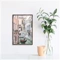Picture of Gondalas in Venice  _GroupedProduct_Rectangle_Portrait_Photography _GroupedProduct_Rectangle_Portrait_Canvas_Framed_
