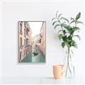 Picture of Gondalas in Venice II  _GroupedProduct_Rectangle_Portrait_Canvas_Framed_
