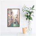 Picture of Gondalas in Venice II  _GroupedProduct_Rectangle_Portrait_Canvas_Framed_