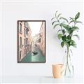 Picture of Gondalas in Venice II  _GroupedProduct_Rectangle_Portrait_Canvas_Framed_