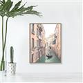 Picture of Gondalas in Venice II  _GroupedProduct_Rectangle_Portrait_Canvas_Framed_