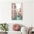Picture of Gondalas in Venice II  _GroupedProduct_Rectangle_Portrait_Canvas_Framed_