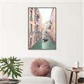 Picture of Gondalas in Venice II  _GroupedProduct_Rectangle_Portrait_Canvas_Framed_