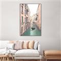 Picture of Gondalas in Venice II  _GroupedProduct_Rectangle_Portrait_Canvas_Framed_