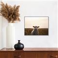Picture of Grazing Sheep  _GroupedProduct_Rectangle_Landscape_Photography _GroupedProduct_Rectangle_Landscape_Canvas_Framed_
