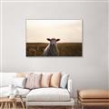 Picture of Grazing Sheep  _GroupedProduct_Rectangle_Landscape_Photography _GroupedProduct_Rectangle_Landscape_Canvas_Framed_