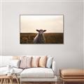 Picture of Grazing Sheep  _GroupedProduct_Rectangle_Landscape_Photography _GroupedProduct_Rectangle_Landscape_Canvas_Framed_