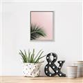 Picture of Leaves on Pink _GroupedProduct_Rectangle_Portrait_Photography _GroupedProduct_Rectangle_Portrait_Canvas_Framed_