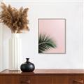 Picture of Leaves on Pink _GroupedProduct_Rectangle_Portrait_Photography _GroupedProduct_Rectangle_Portrait_Canvas_Framed_