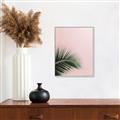 Picture of Leaves on Pink _GroupedProduct_Rectangle_Portrait_Photography _GroupedProduct_Rectangle_Portrait_Canvas_Framed_