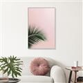 Picture of Leaves on Pink _GroupedProduct_Rectangle_Portrait_Photography _GroupedProduct_Rectangle_Portrait_Canvas_Framed_