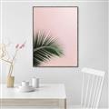 Picture of Leaves on Pink _GroupedProduct_Rectangle_Portrait_Photography _GroupedProduct_Rectangle_Portrait_Canvas_Framed_