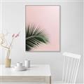 Picture of Leaves on Pink _GroupedProduct_Rectangle_Portrait_Photography _GroupedProduct_Rectangle_Portrait_Canvas_Framed_