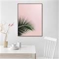 Picture of Leaves on Pink _GroupedProduct_Rectangle_Portrait_Photography _GroupedProduct_Rectangle_Portrait_Canvas_Framed_