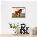 Picture of Life of a Bull _GroupedProduct_Rectangle_Landscape_Photography _GroupedProduct_Rectangle_Landscape_Canvas_Framed_