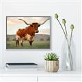 Picture of Life of a Bull _GroupedProduct_Rectangle_Landscape_Photography _GroupedProduct_Rectangle_Landscape_Canvas_Framed_