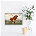 Picture of Life of a Bull _GroupedProduct_Rectangle_Landscape_Photography _GroupedProduct_Rectangle_Landscape_Canvas_Framed_