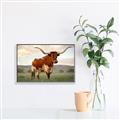 Picture of Life of a Bull _GroupedProduct_Rectangle_Landscape_Photography _GroupedProduct_Rectangle_Landscape_Canvas_Framed_