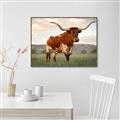Picture of Life of a Bull _GroupedProduct_Rectangle_Landscape_Photography _GroupedProduct_Rectangle_Landscape_Canvas_Framed_