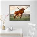 Picture of Life of a Bull _GroupedProduct_Rectangle_Landscape_Photography _GroupedProduct_Rectangle_Landscape_Canvas_Framed_