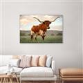 Picture of Life of a Bull _GroupedProduct_Rectangle_Landscape_Photography _GroupedProduct_Rectangle_Landscape_Canvas_Framed_