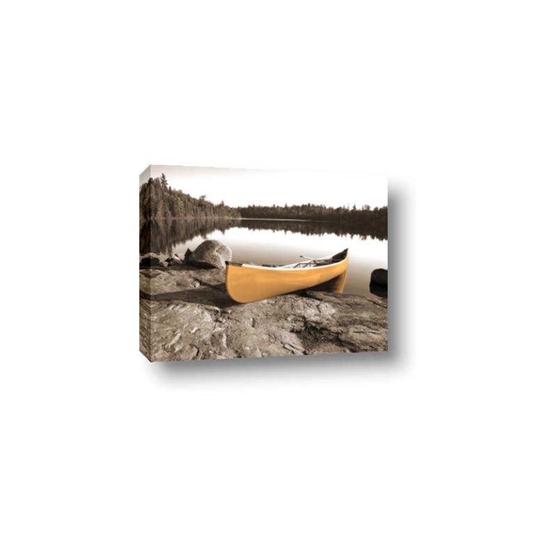 Picture of Yellow Canoe  _GroupedProduct_Rectangle_Landscape_Photography _GroupedProduct_Rectangle_Landscape_Canvas_