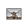 Picture of Longhorn Bull _GroupedProduct_Rectangle_Landscape_Photography _GroupedProduct_Rectangle_Landscape_Canvas_Framed_