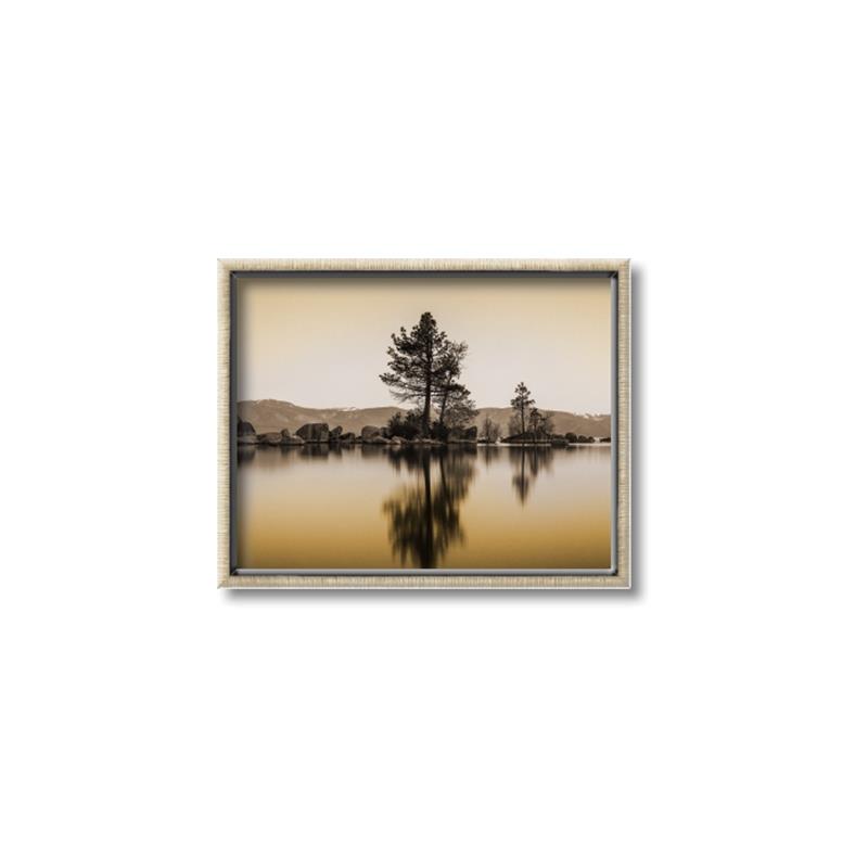 Picture of Mirrored Water _GroupedProduct_Rectangle_Landscape_Photography _GroupedProduct_Rectangle_Landscape_Canvas_Framed_