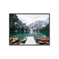 Picture of Mountain Lake _GroupedProduct_Rectangle_Landscape_Photography _GroupedProduct_Rectangle_Landscape_Canvas_Framed_