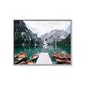 Picture of Mountain Lake _GroupedProduct_Rectangle_Landscape_Photography _GroupedProduct_Rectangle_Landscape_Canvas_Framed_