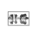 Picture of Sipping Zebras  _GroupedProduct_Rectangle_Landscape_Photography _GroupedProduct_Rectangle_Landscape_Canvas_Framed_