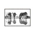 Picture of Sipping Zebras  _GroupedProduct_Rectangle_Landscape_Photography _GroupedProduct_Rectangle_Landscape_Canvas_Framed_
