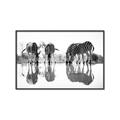 Picture of Sipping Zebras  _GroupedProduct_Rectangle_Landscape_Photography _GroupedProduct_Rectangle_Landscape_Canvas_Framed_