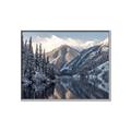 Picture of Snow Kissed Mountain  _GroupedProduct_Rectangle_Landscape_Photography _GroupedProduct_Rectangle_Landscape_Canvas_Framed_