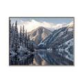 Picture of Snow Kissed Mountain  _GroupedProduct_Rectangle_Landscape_Photography _GroupedProduct_Rectangle_Landscape_Canvas_Framed_