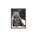 Picture of Snowy Bear _GroupedProduct_Rectangle_Portrait_Photography _GroupedProduct_Rectangle_Portrait_Canvas_Framed_