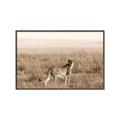 Picture of Spotted in the Savanna  _GroupedProduct_Rectangle_Landscape_Photography _GroupedProduct_Rectangle_Landscape_Canvas_Framed_