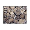 Picture of Stacked Logs _GroupedProduct_Rectangle_Landscape_Photography _GroupedProduct_Rectangle_Landscape_Canvas_Framed_