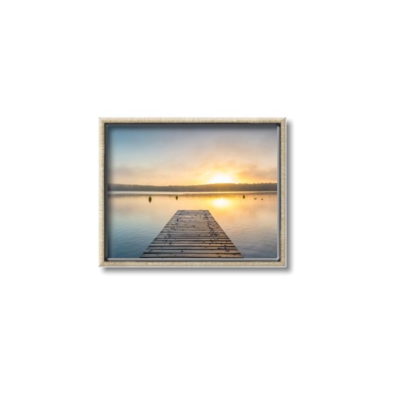 Picture of Sunrise Dock _GroupedProduct_Rectangle_Landscape_Photography _GroupedProduct_Rectangle_Landscape_Canvas_Framed_
